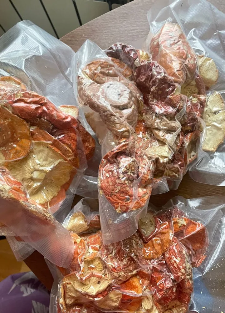 Отзыв покупательницы: шляпки красного мухомора в вакуумных пакетах